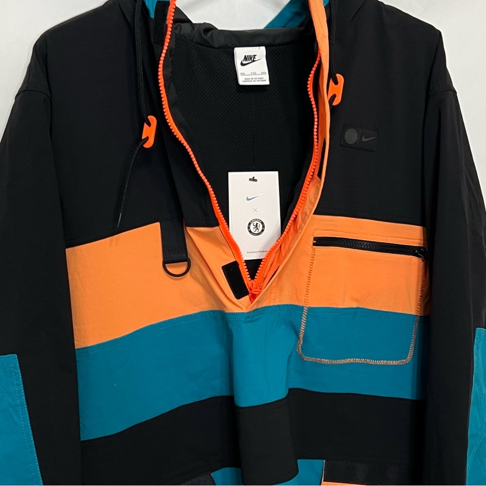 New‎ Nike Sportswear Chelsea FC Hooded Soccer Jacket - Picture 3 of 13